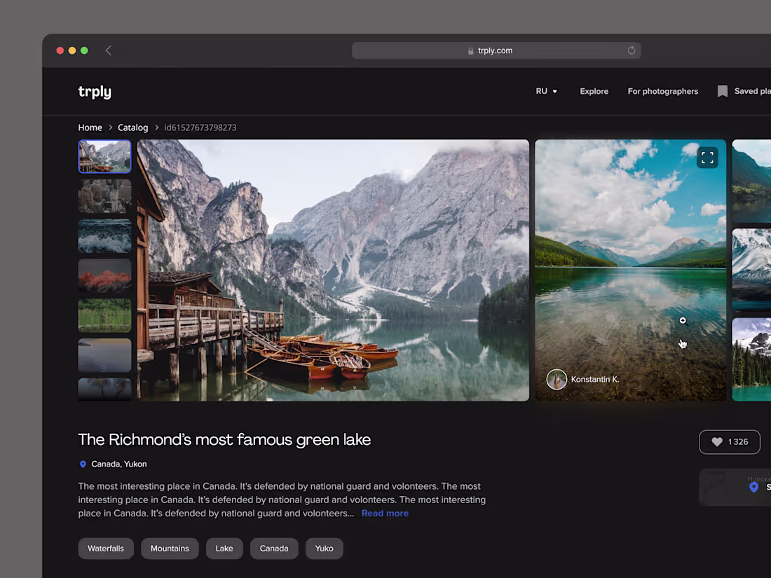 Cover image for trply.com / location view (desktop)