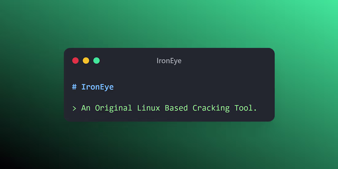Cover image for IronEye