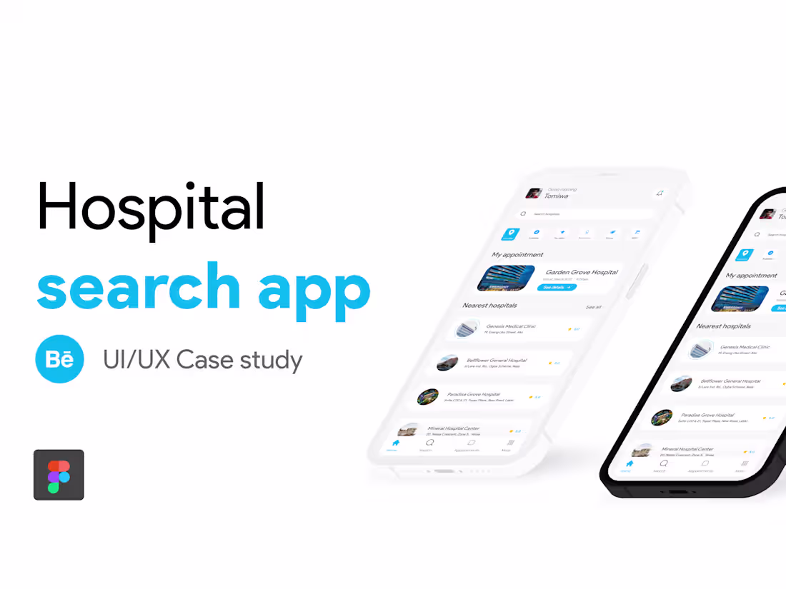 Cover image for Hospitopedia Hospital Search App