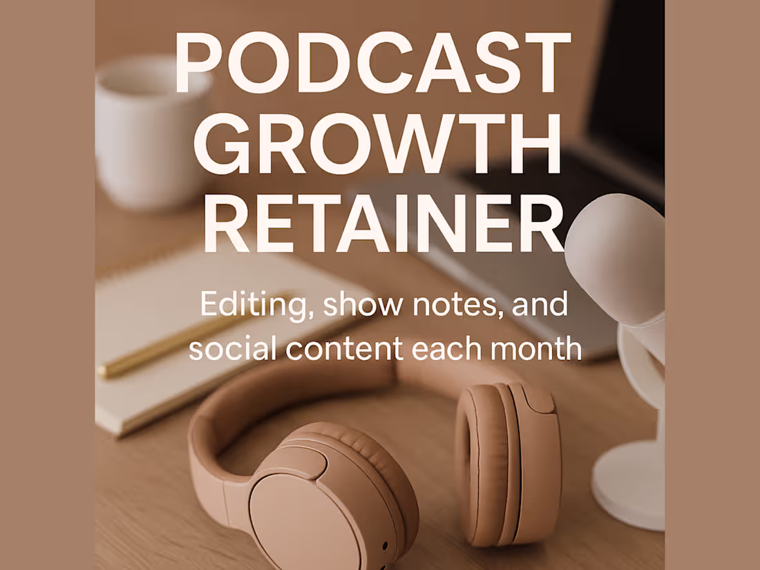 Cover image for Podcast Growth Retainer