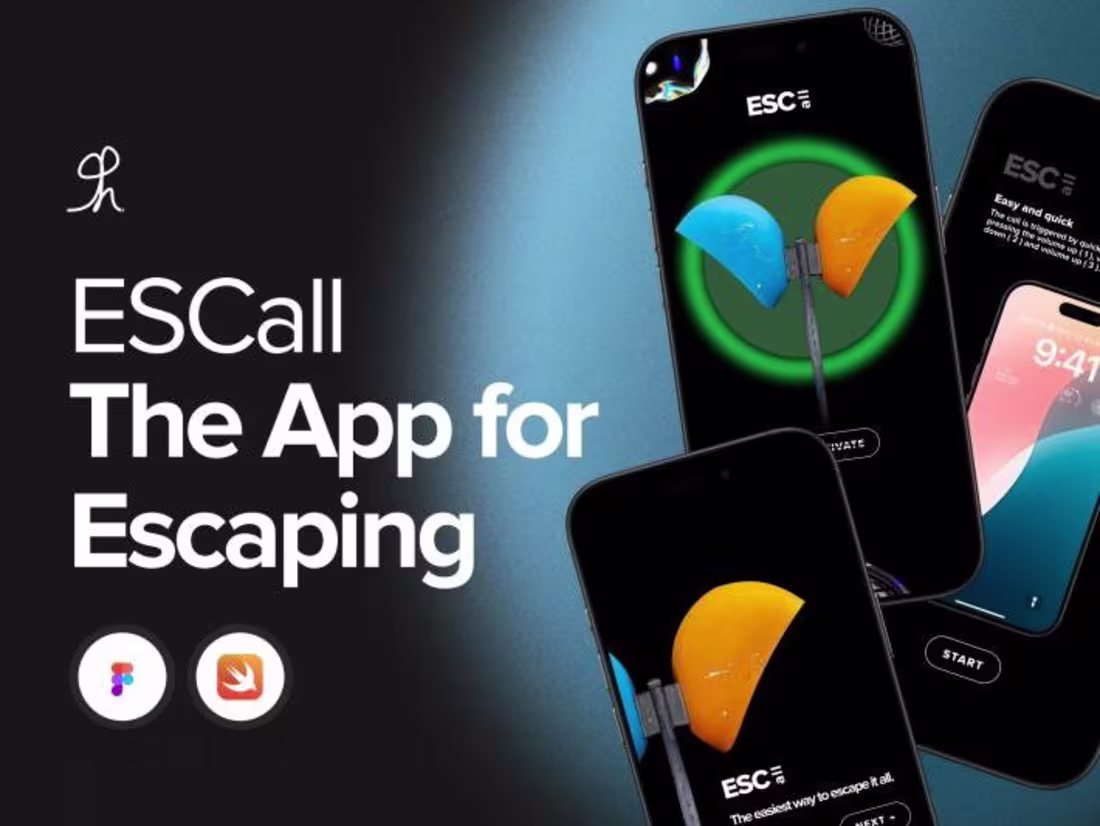 Cover image for ESCall: IOs App for Escaping Uncomfortable Situations