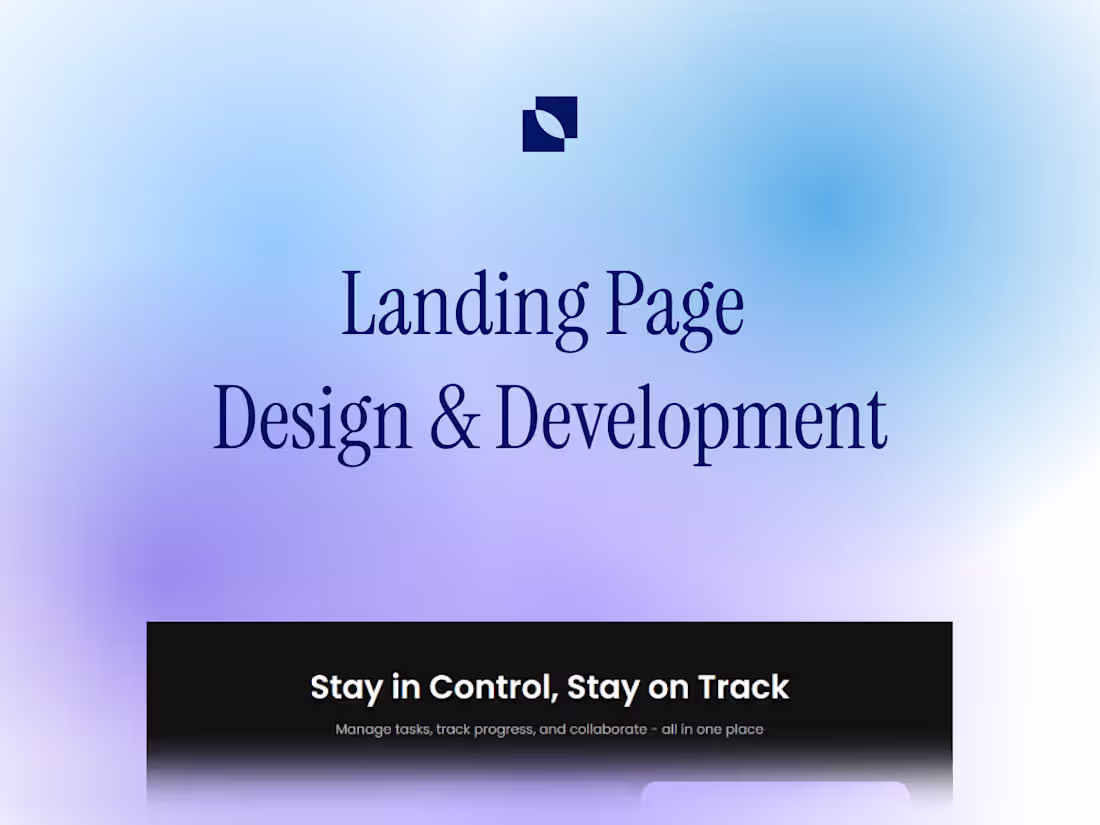 Cover image for Landing Page Design & Development