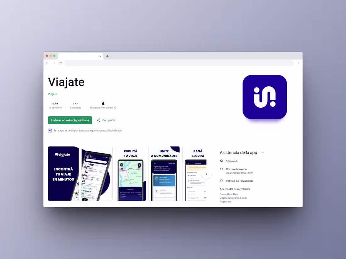Cover image for Viajate is a digital travel