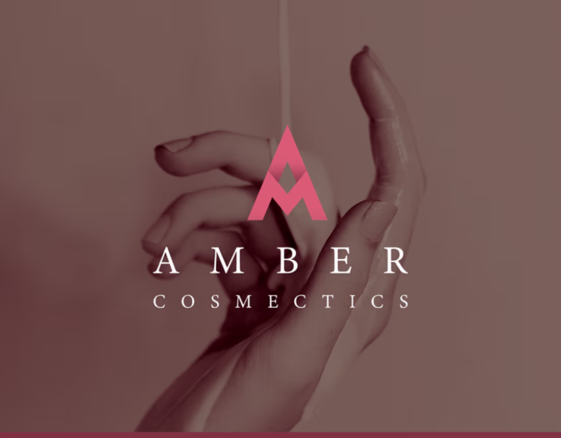 Cover image for Amber Cosmetics | Brand & Visual Identity on Behance