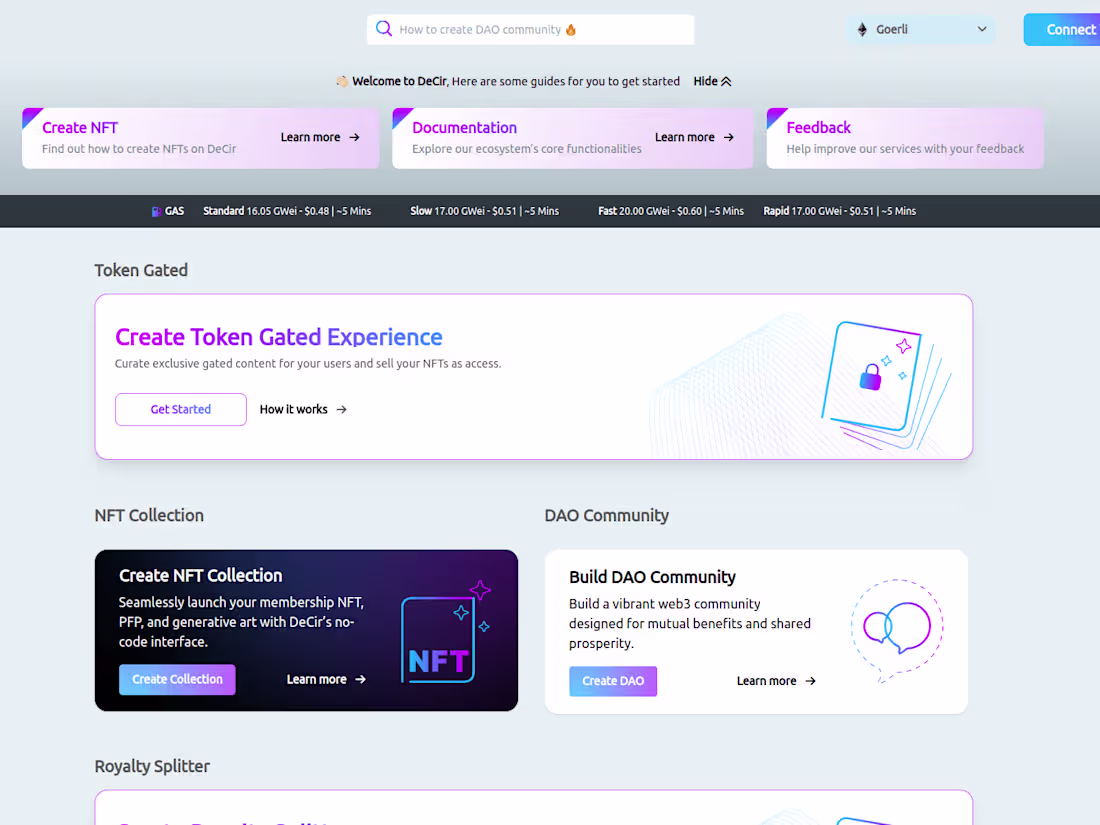 Cover image for Decir - NFT, Token Gated Platform