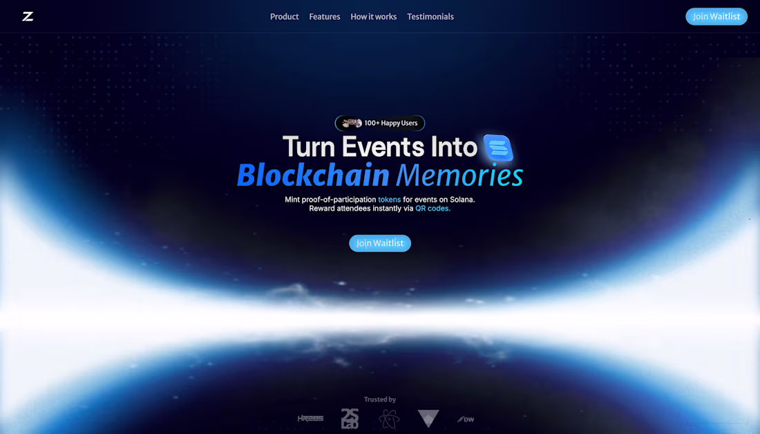 Cover image for Landing page for an Crypto Saas