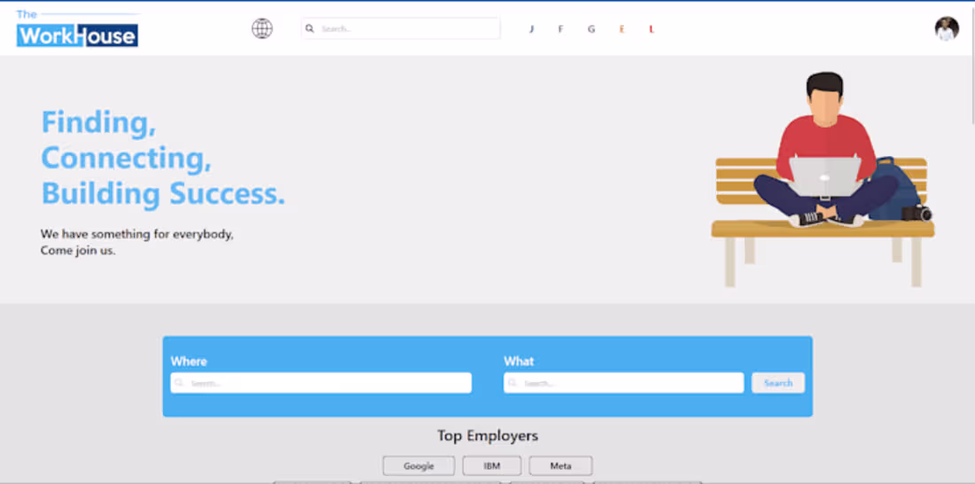Cover image for Workhouse Website