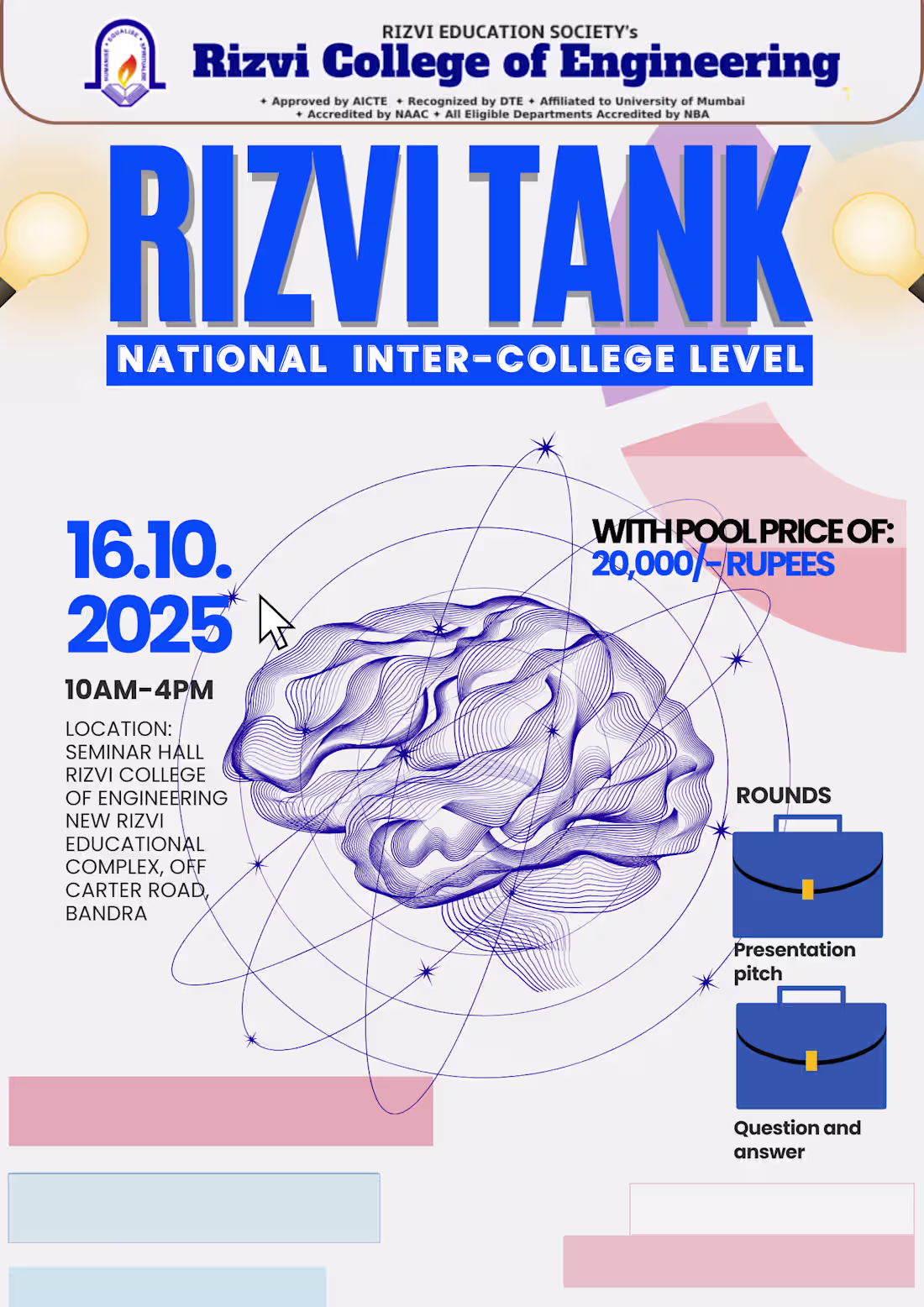 Cover image for Informational Poster Design — Rizvi