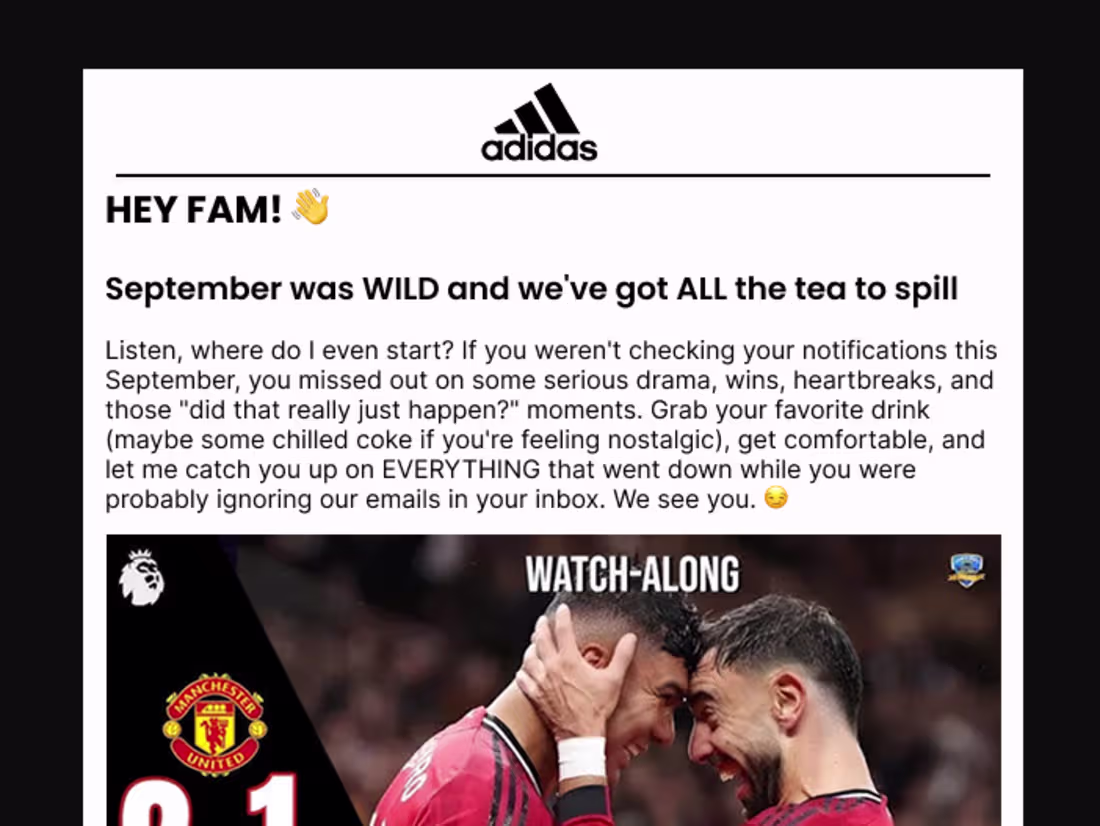 Cover image for Newsletter for Adidas Nigeria