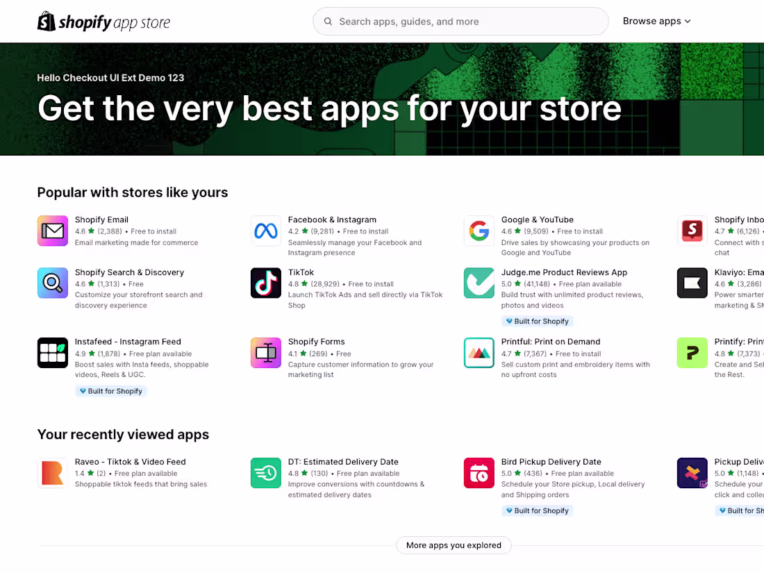 Cover image for Shopify App Development