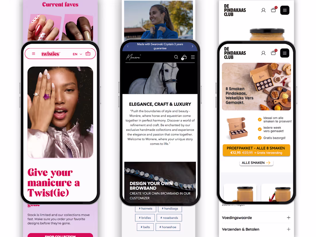 Cover image for Instant Design & Development Shopify Webshop