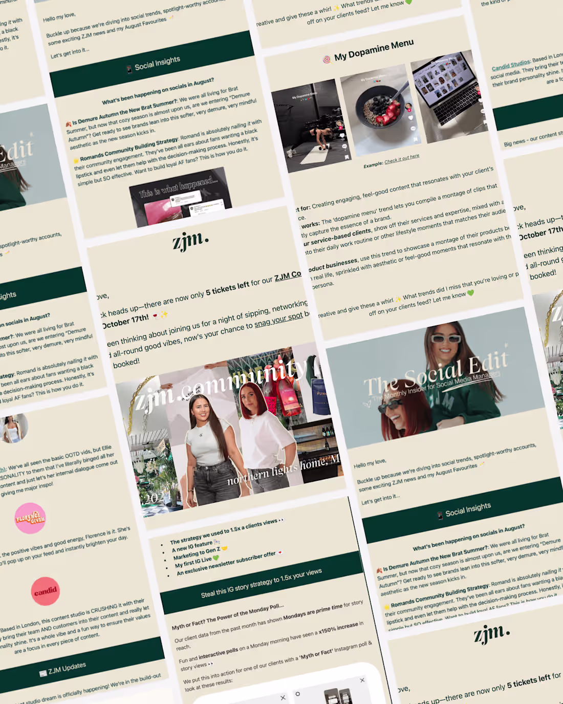 Cover image for ZJM · Social Media Agency Newsletter