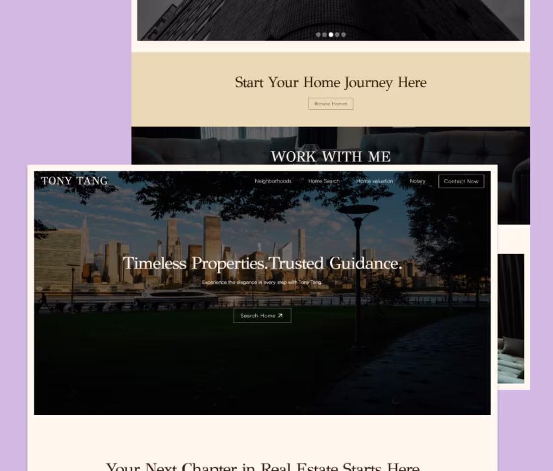 Cover image for Custom Website Design for NYC Real Estate Market Success