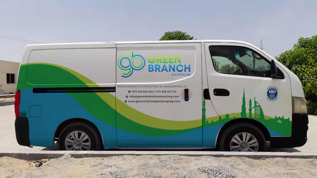 Cover image for Dubai Client Van Branding - Graphic Design & Branding