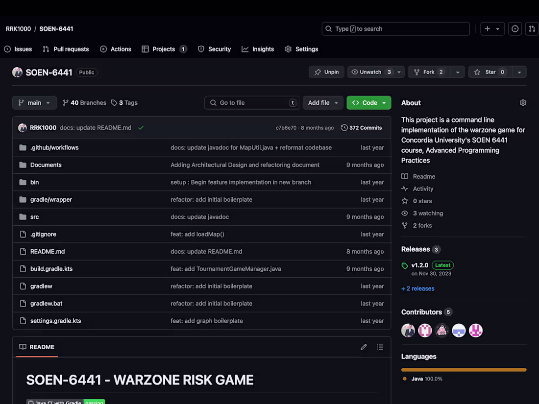 Cover image for Warzone Game 