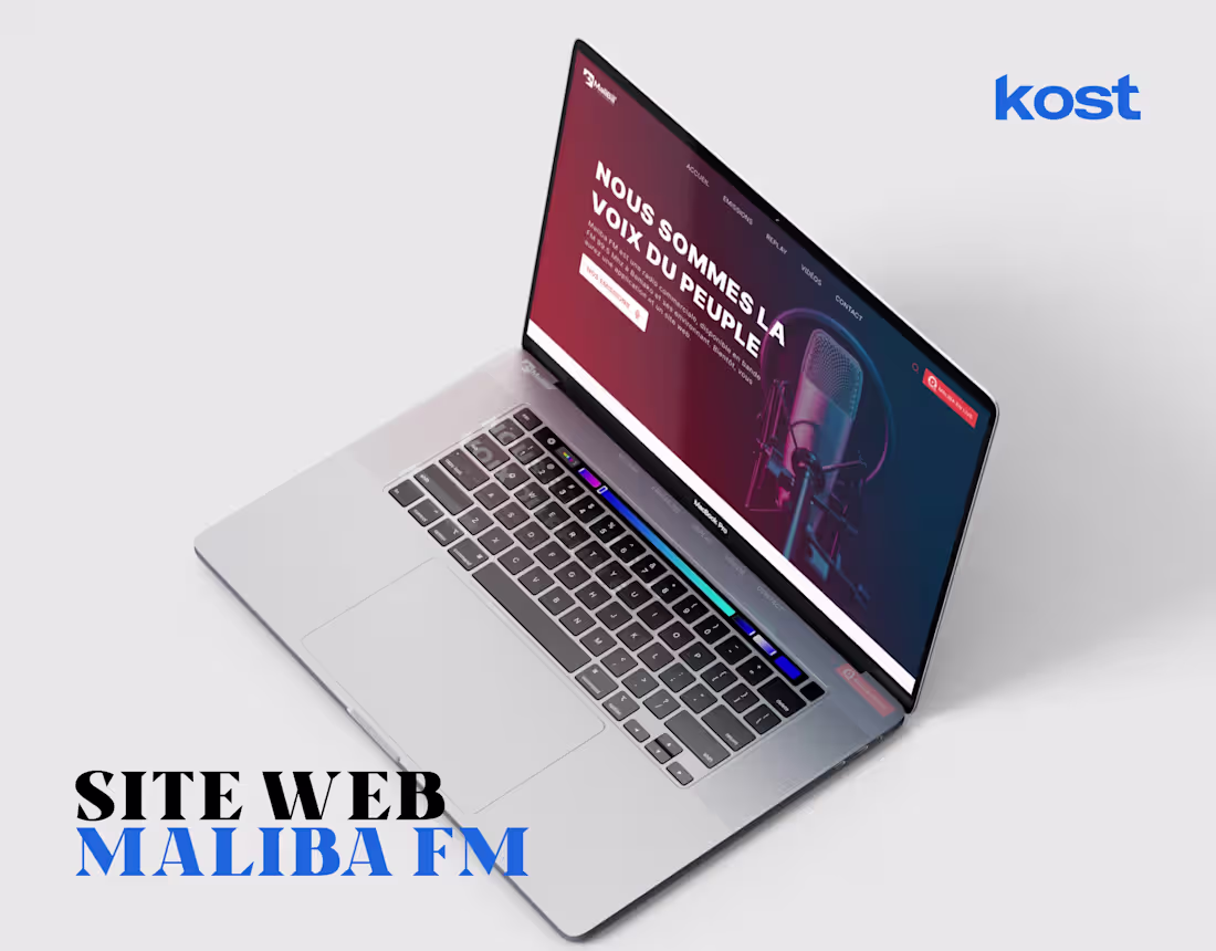 Cover image for Design Site Web Maliba | KOST