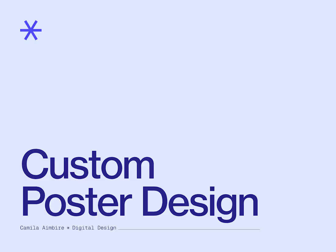 Cover image for Custom Poster Design