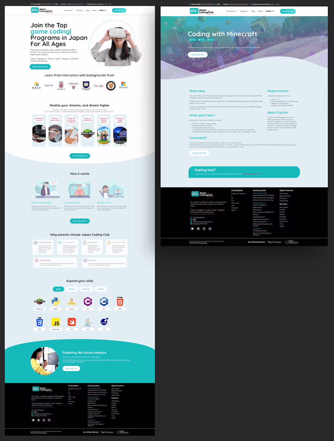 Cover image for Responsive Website for Kids Coding Mentoring Service