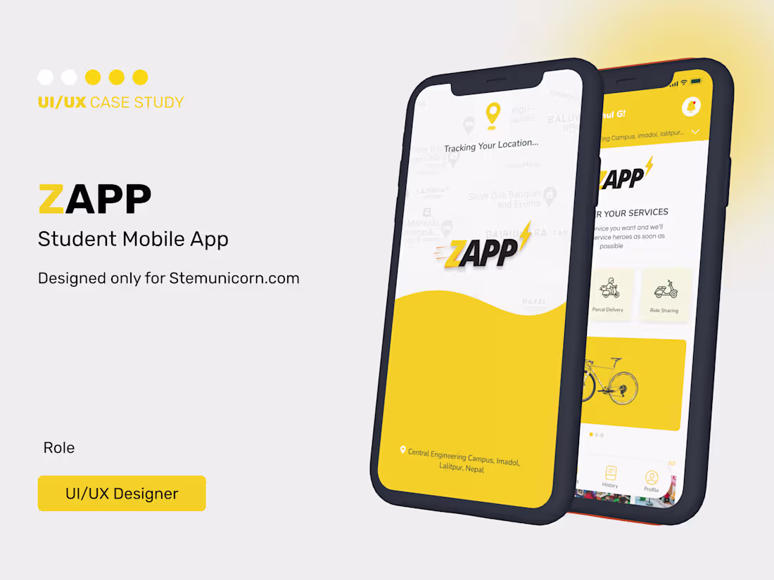 Cover image for Zapp Revamp - Parcel & Food Delivery, Ride-Sharing App