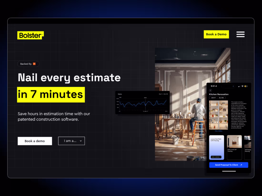 Cover image for Bolster Web Design | Backed By Y-Combinator