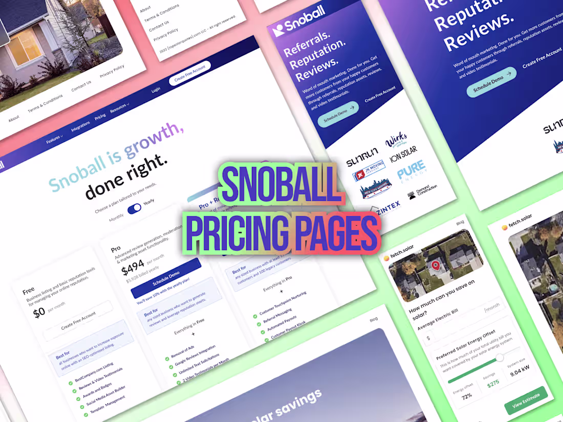 Cover image for Snoball's Pricing Page