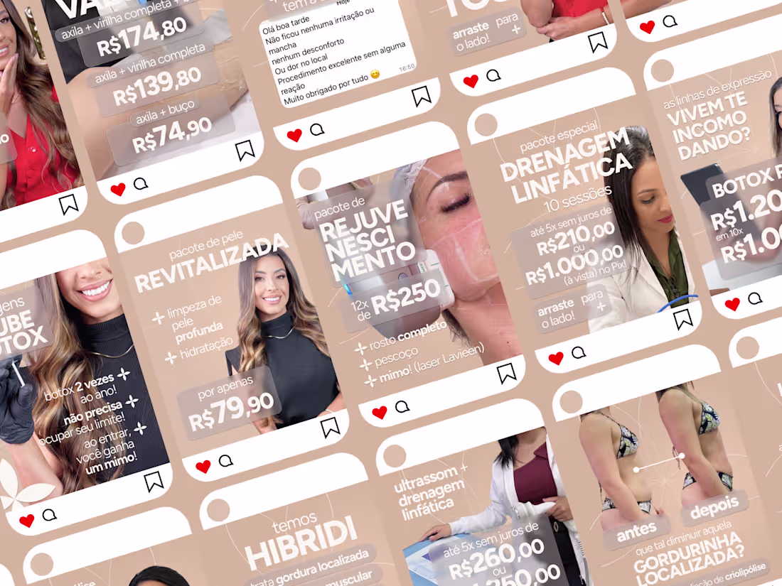 Cover image for Custom Graphics - Social Media Design | Nova Estética