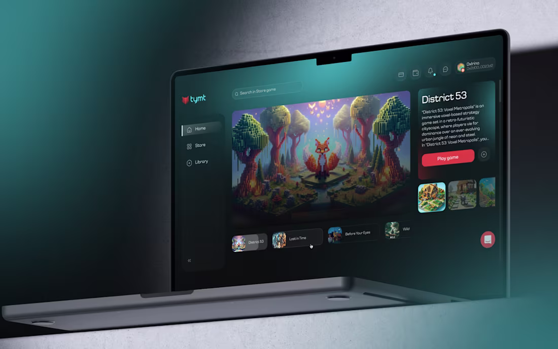 Cover image for Redesign of game Launcher app