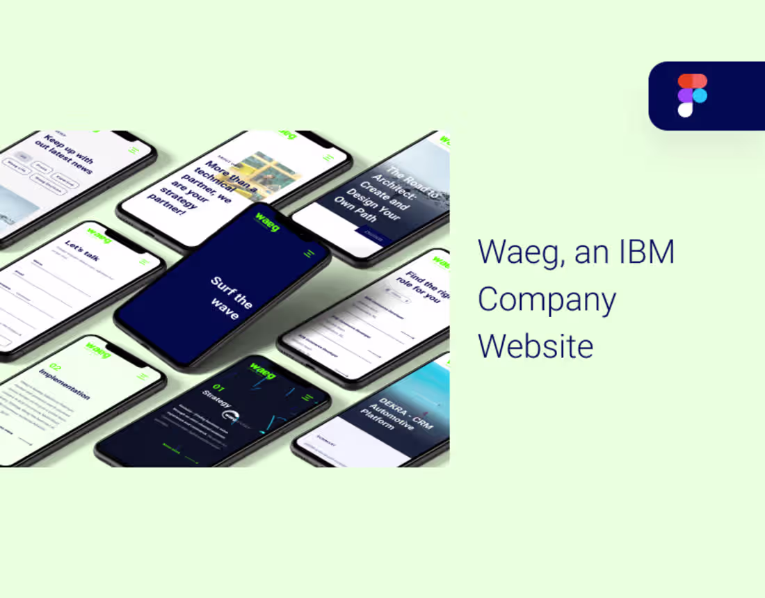 Cover image for Waeg, an IBM Company website