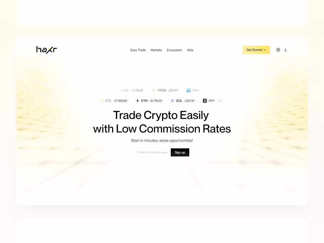 Cover image for Haxr - Light Theme UI/UX Design