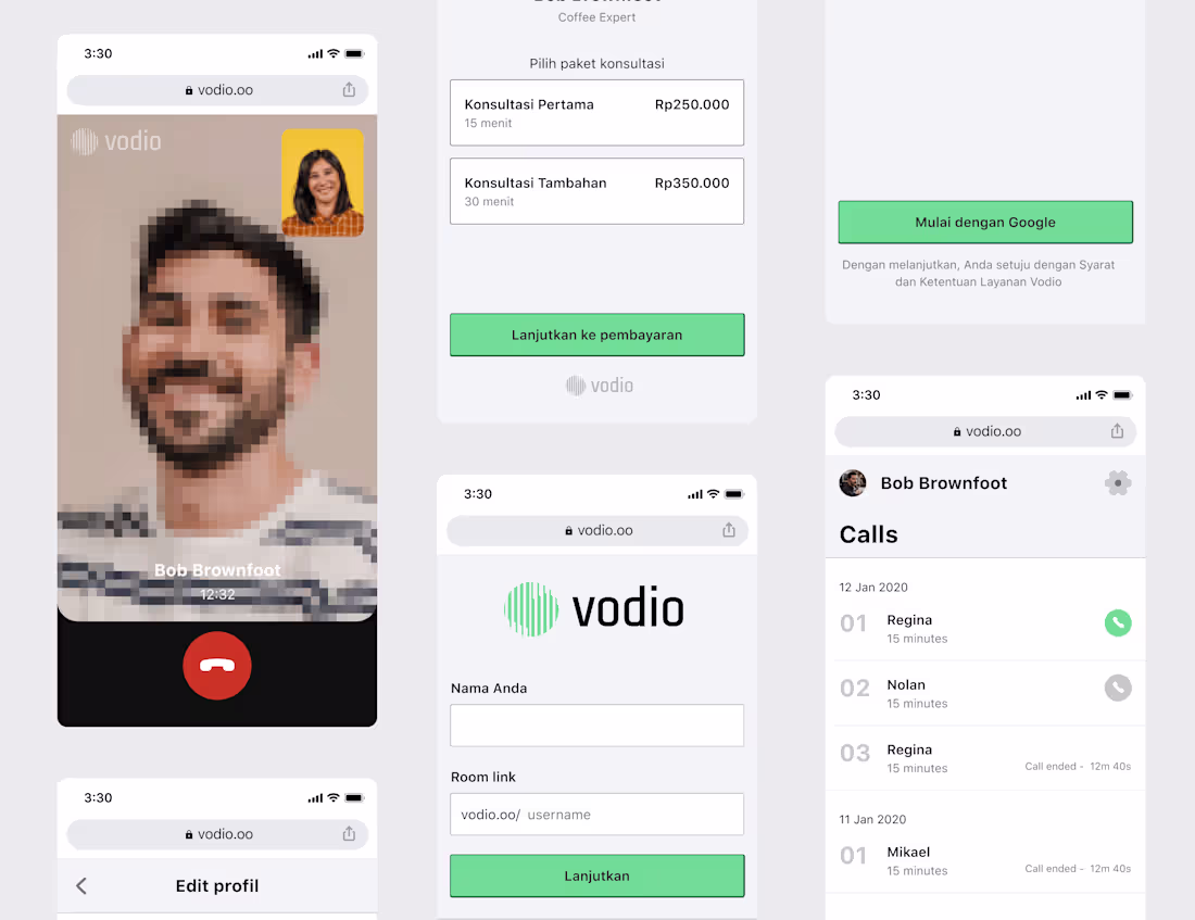 Cover image for Vodio - Bubble no-code video call services.