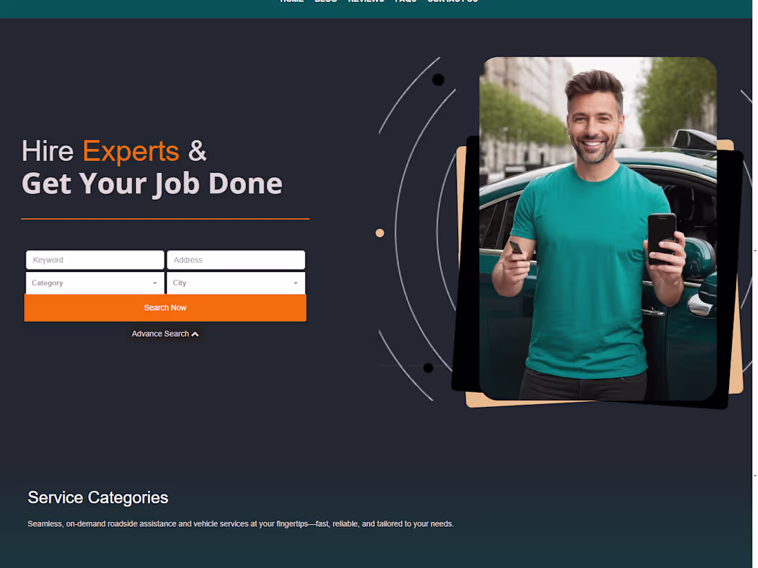 Cover image for Rdaid - Roadside assistance