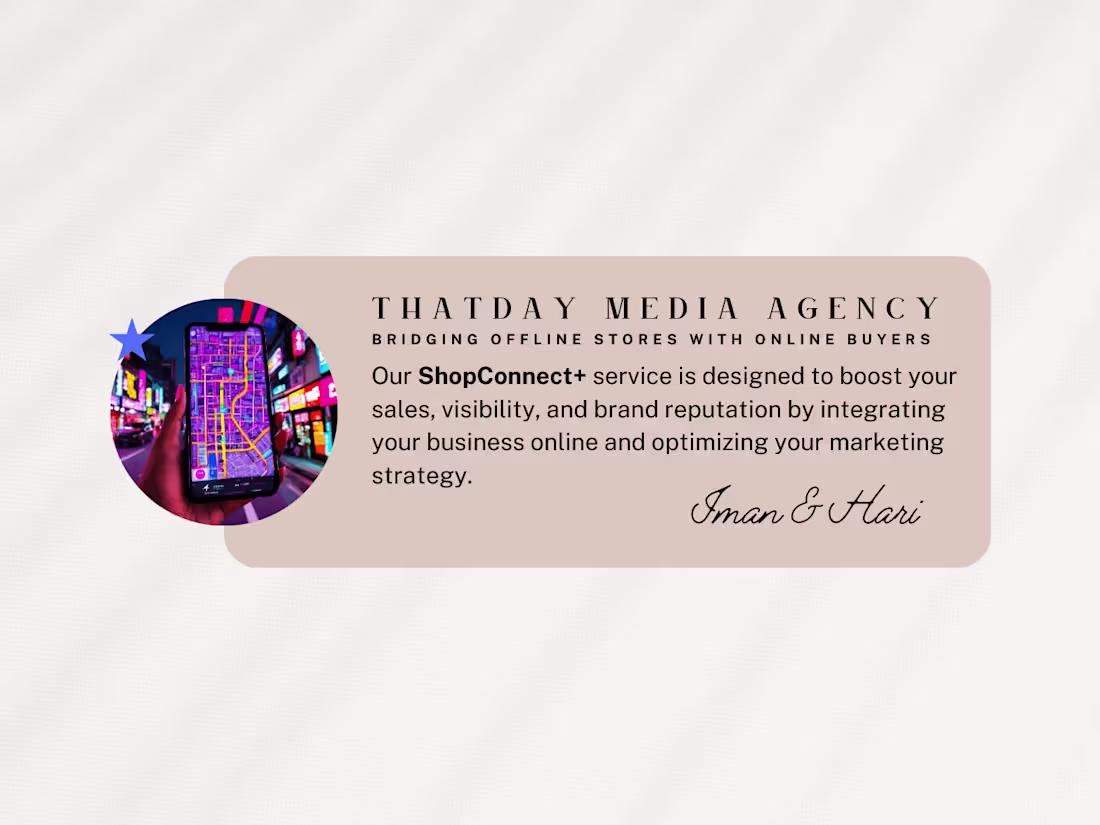 Cover image for ShopConnect+ boost your sales, visibility, and brand reputation