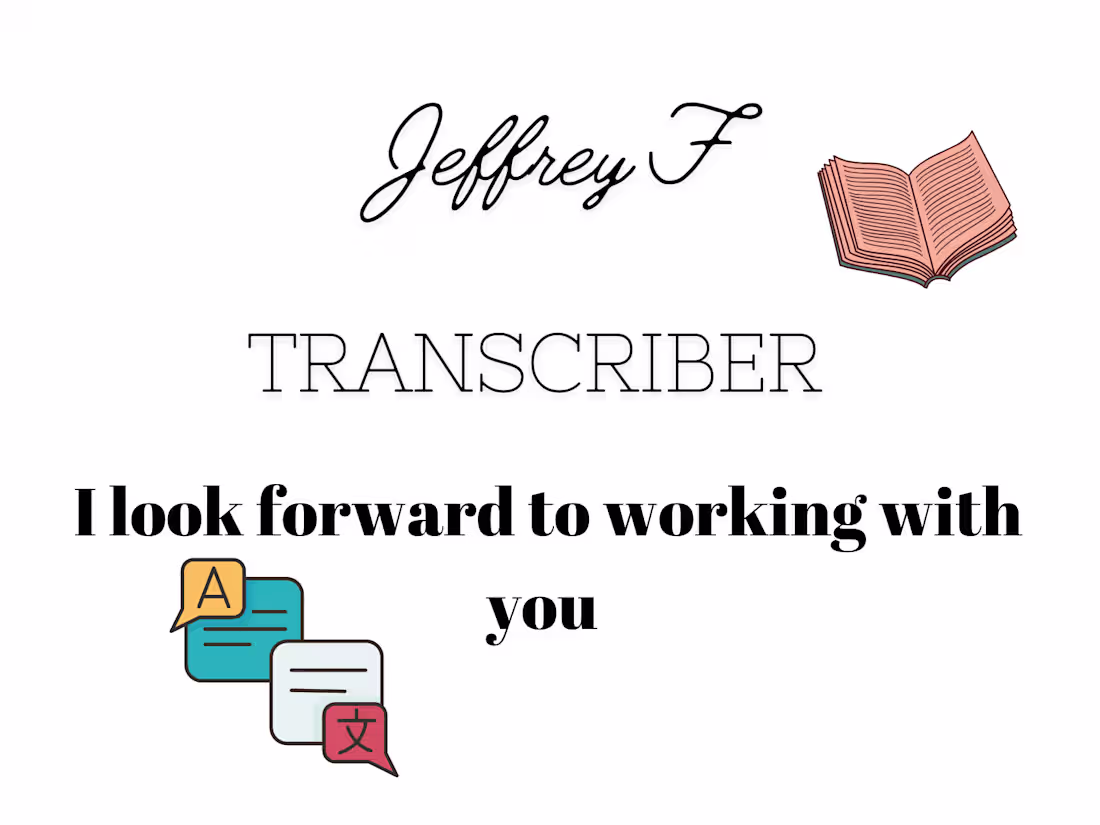 Cover image for The transcription you need