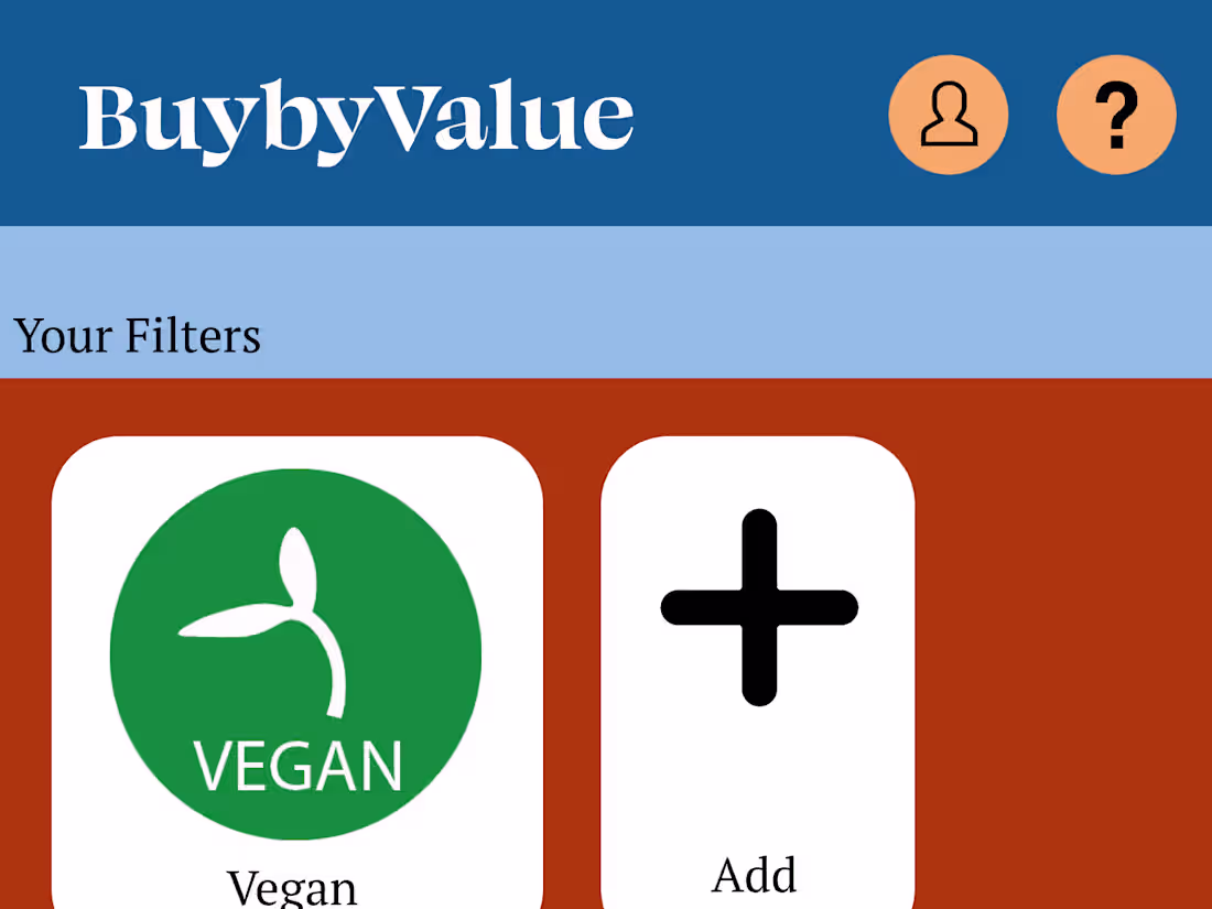 Cover image for BUYBYVALUE: SUSTAINABILITY APP