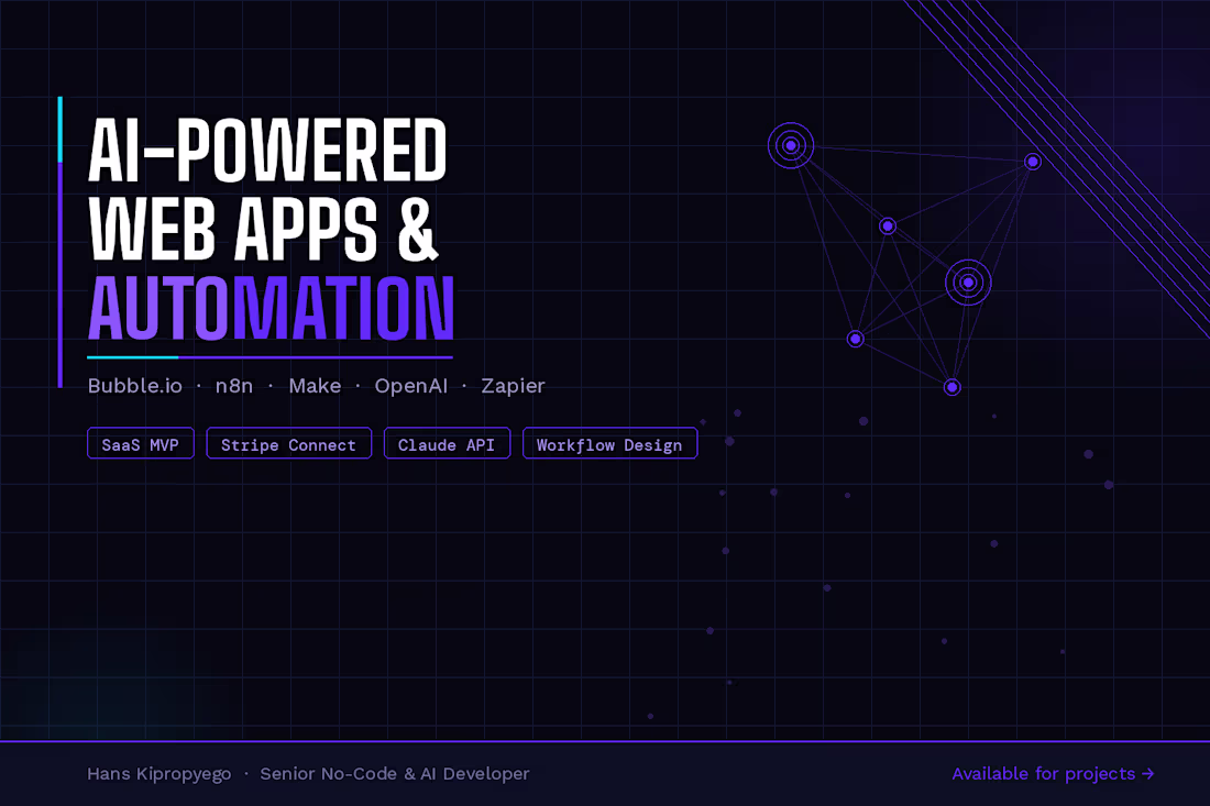 Cover image for AI Workflow Automation | n8n, Make, Zapier + OpenAI