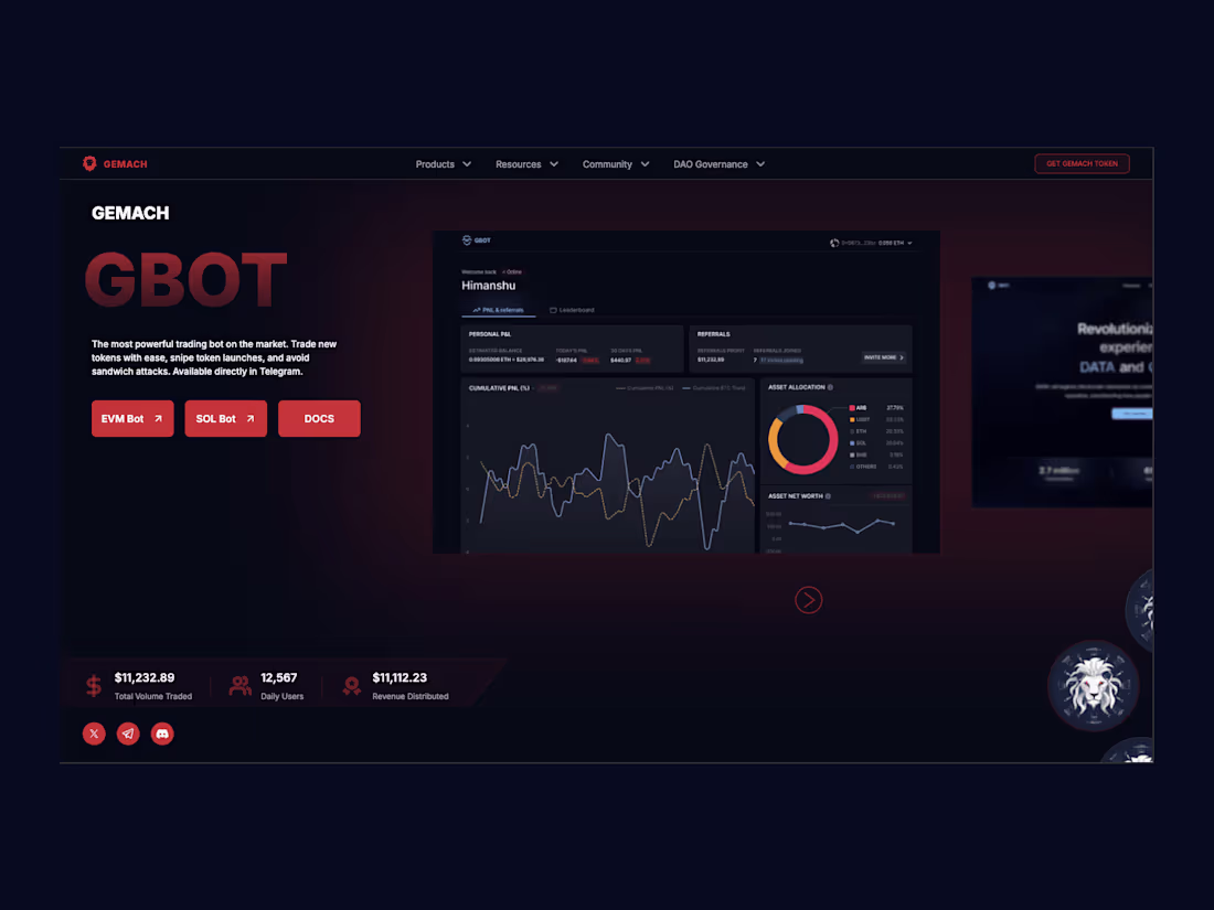 Cover image for Gemach DAO Landing Page