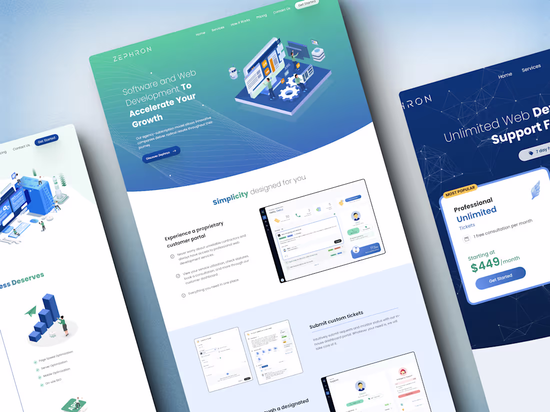 Cover image for Website for Software Development company