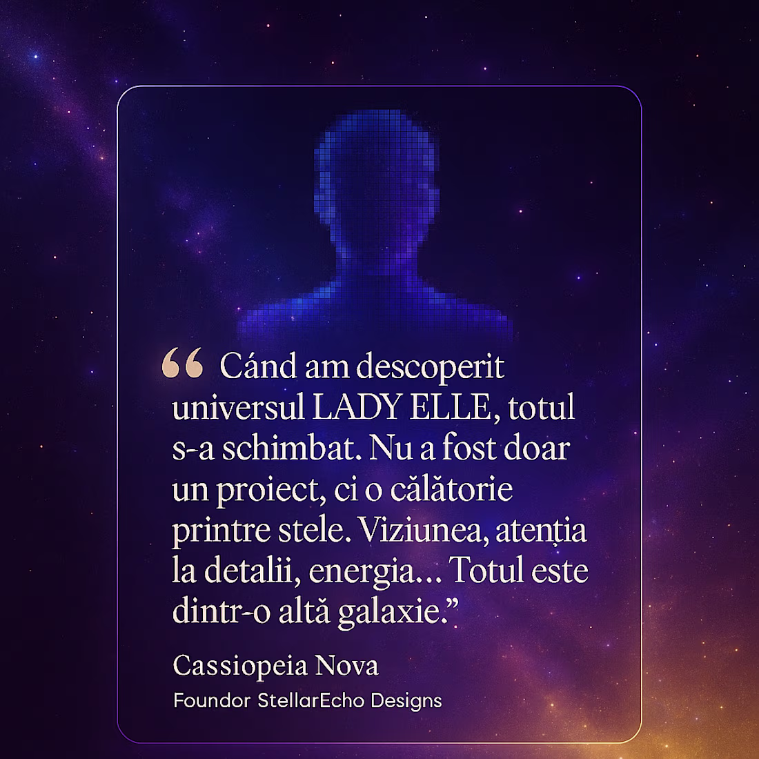 Cover image for  Testimoniale vizuale 