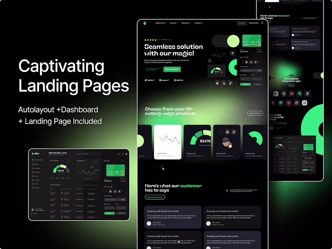 Cover image for Captivating Landing pages