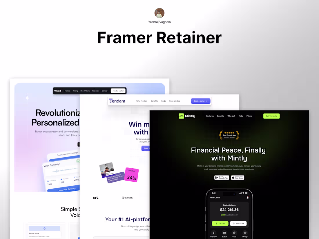 Cover image for Framer Retainer