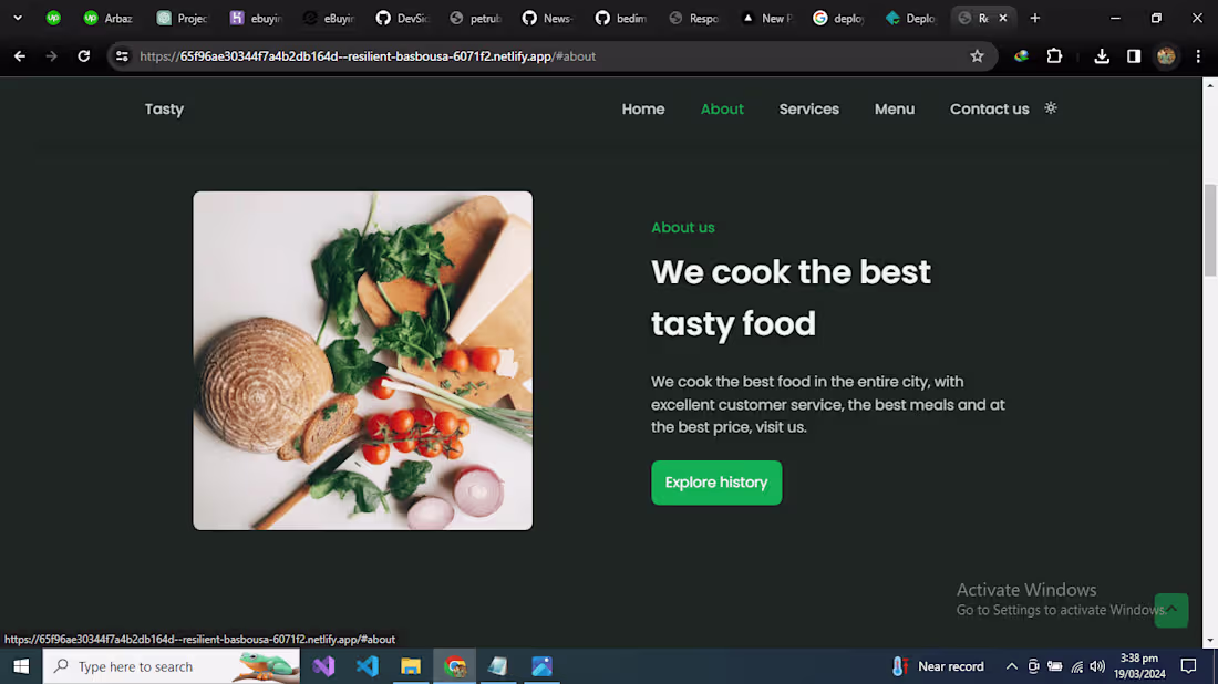 Cover image for Resturant app