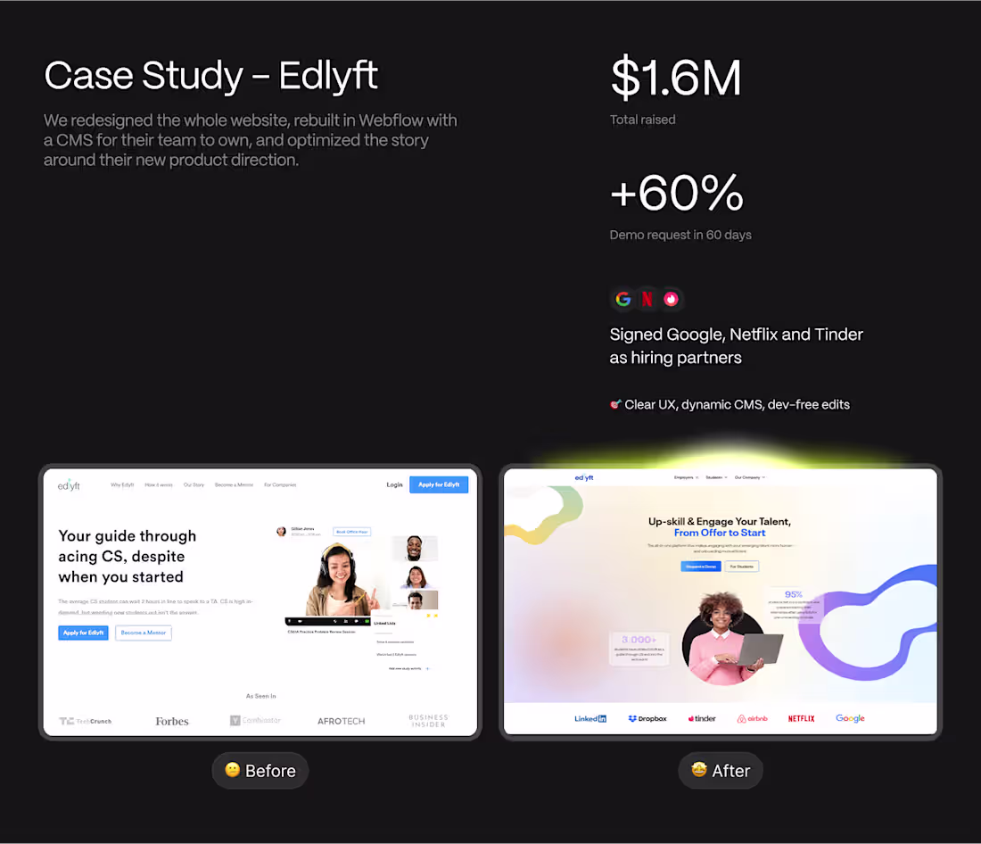 Cover image for Client win after the website launch!