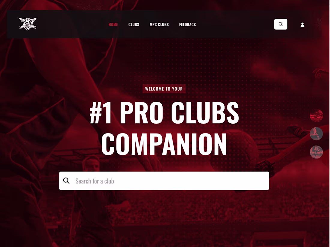 Cover image for An EA FC PRO Clubs companion App 