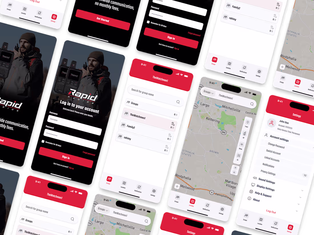 Cover image for Rapid Radios App UI/UX Replication