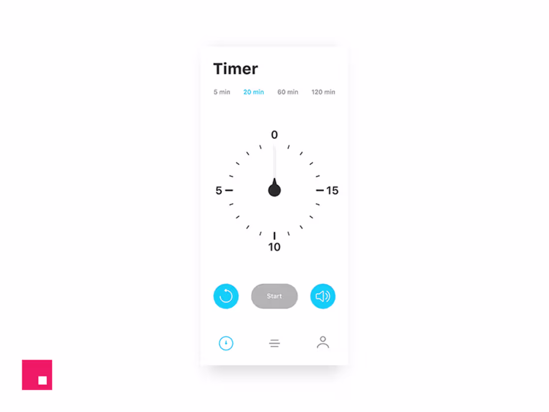Cover image for Time Timer Mobile App Prototype