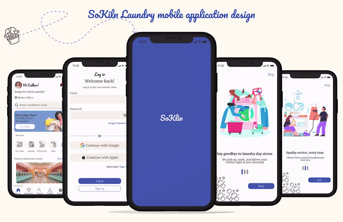 Cover image for So Klin Mobile UI Design