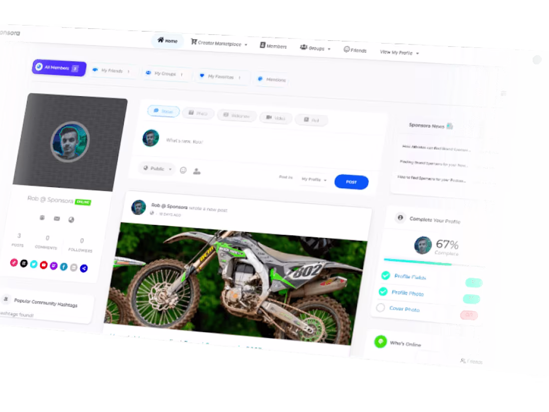 Cover image for Sponsora | Sponsorship Marketplace & Social Network PaaS