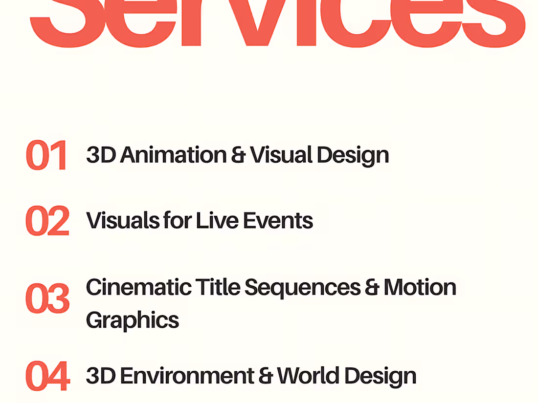 Cover image for 3D Animation & Visual Design