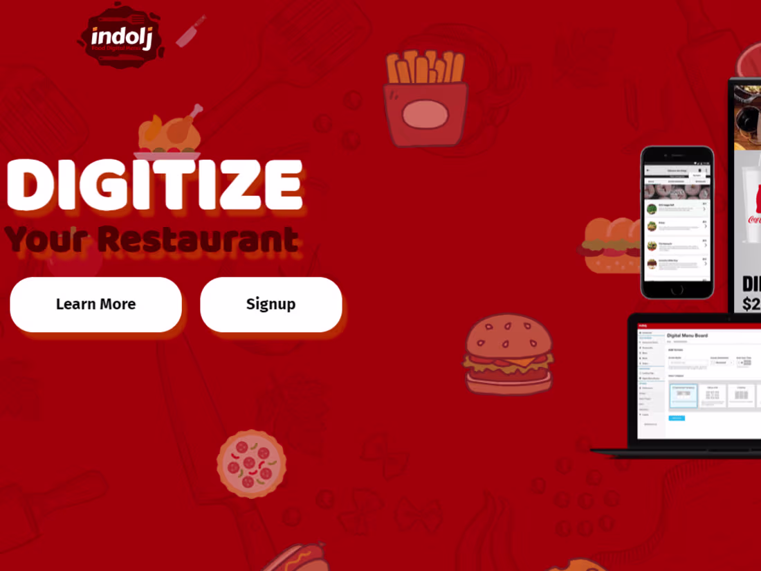 Cover image for Indolj.com | Online Restaurant Ordering App