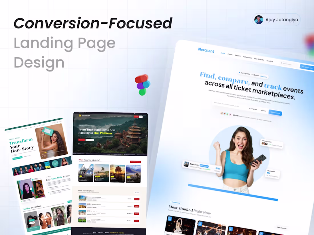 Cover image for Conversion-Focused Landing Page Design